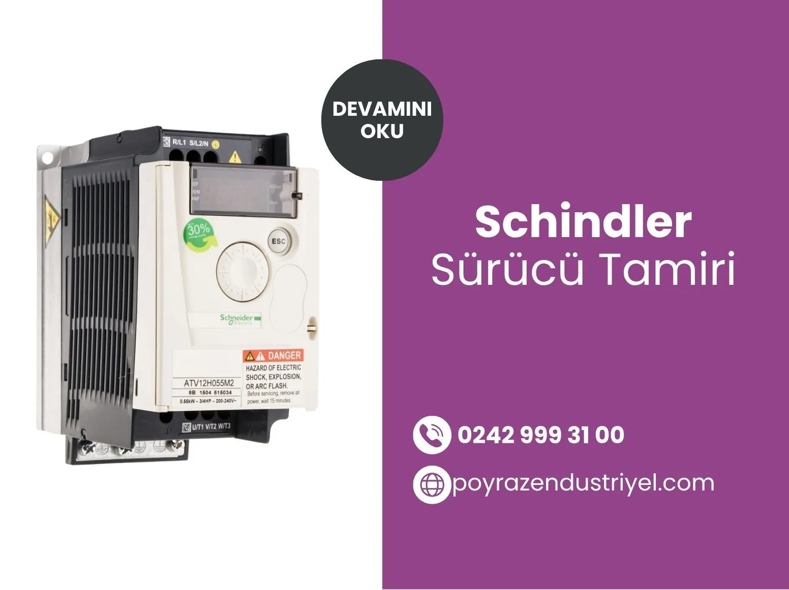 Schindler Sürücü Tamiri